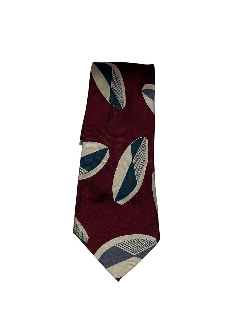 Stylish Accent by Isaac Zelcer Geometric Silk Tie